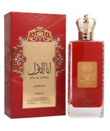 Perfume Arabe Para Mujer Ana Al Awwal  Rojo, Nusuk, Mujer - 100ml