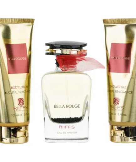 Set Para Hombre - Bella Rouge  Set Regalo 100ml + Gel de Ducha 100ml + Loción Corporal 100ml, Riiffs