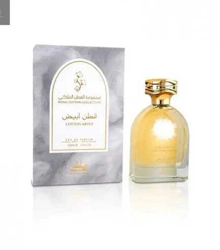 Petfume Arabe Para Mujer - Cotton abyed -Mamlakat al oud Royal collection -100ml