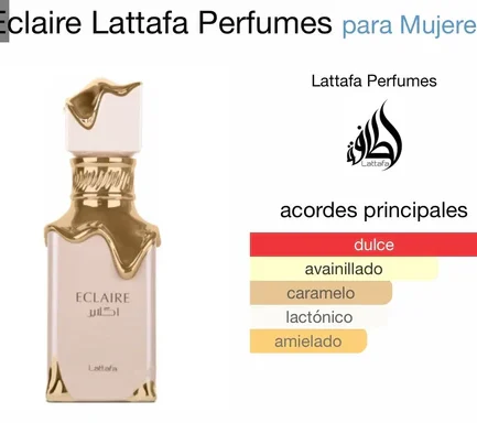 Perfume Arabe Para Mujer - Eclaire Lattafa - Un Epítome de Elegancia 100 ml
