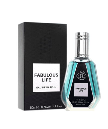 Perfume arabe unisex Fabulous Life Fragance World 50ml , Perfume oriental femenino y masculino