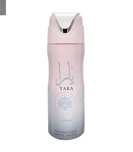 Desodorante de mujer  Yara rosa Lattafa 200ml, Fragancia femenina floral, fresca